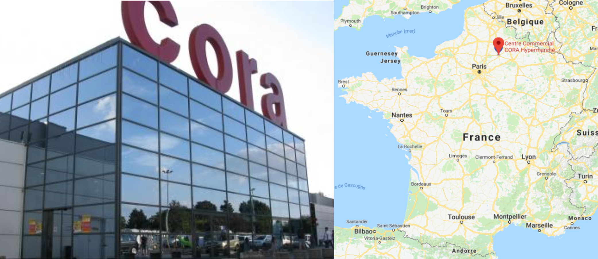 Centre commercial Cora Soissons