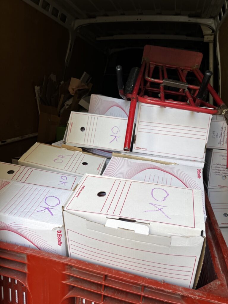 250kg de papiers
